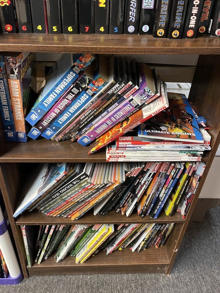 Trade paperbacks and graphic novels